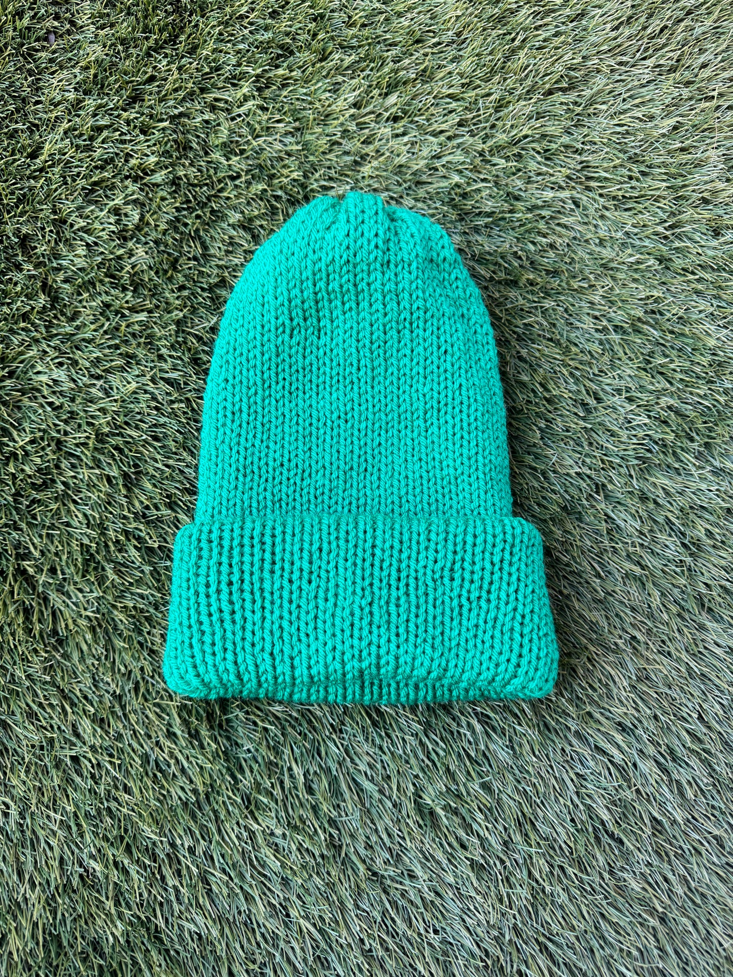 Green Knit Beanie
