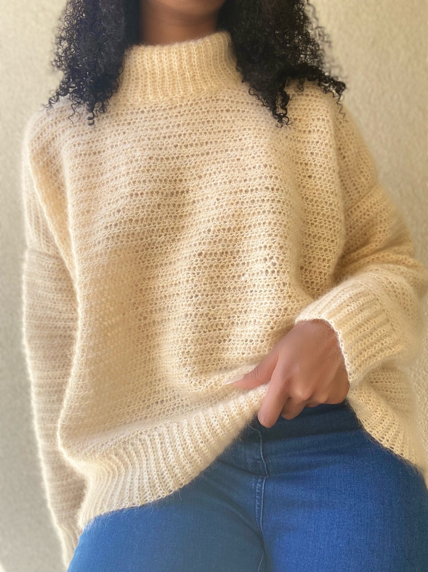 Vanilla Mohair Sweater Pattern