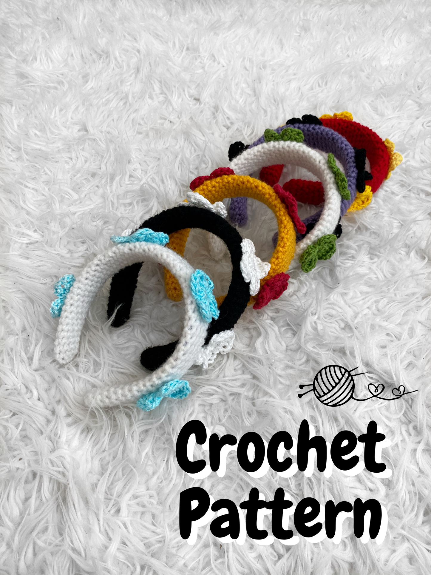 Crochet Headband Flower Crown Pattern